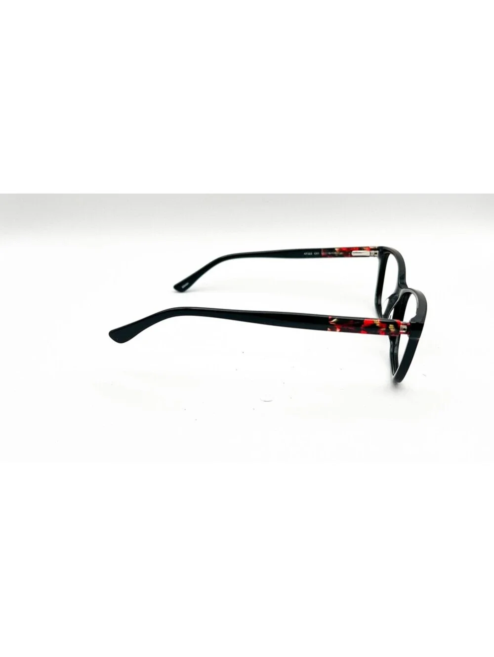 Ann Taylor At322 C01 Black/Red Tortoise Authentic Eyeglasses 53-16-135
